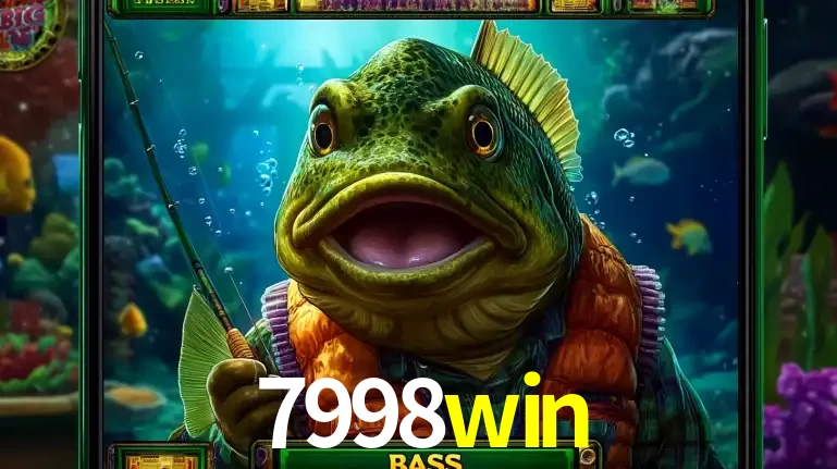 Personagem de peixe pescador do popular jogo de slot com tema de pescaria, uma das emocionantes opções de caça-níqueis para jogar e ganhar no cassino 7998win.